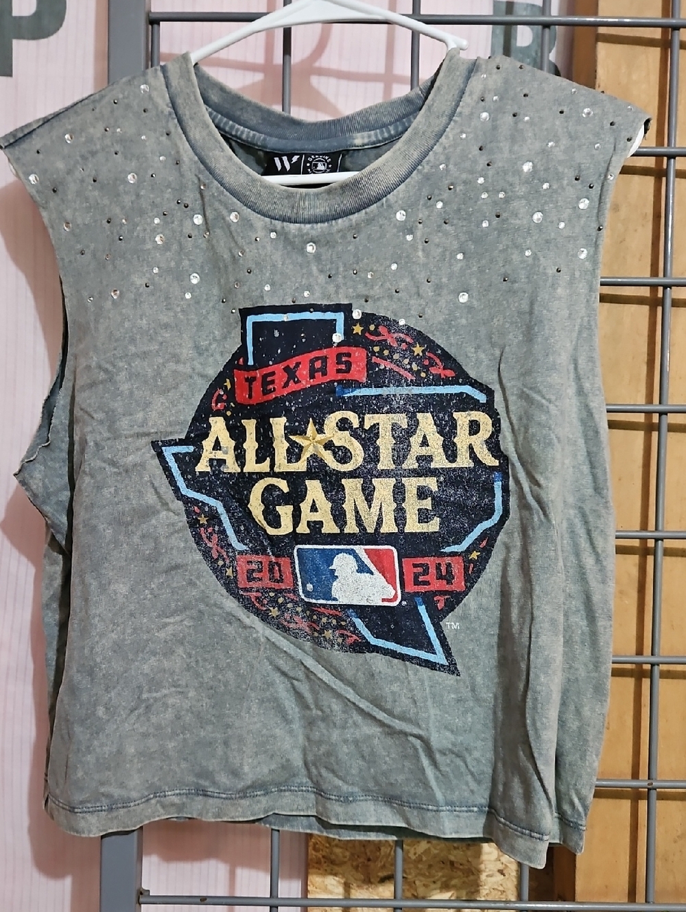 MLB Grey Texas All-Star Game Sleeveless Graphic Tee